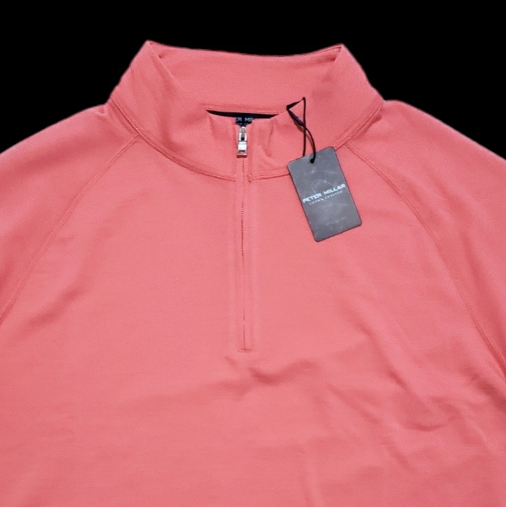 NEW Peter Millar $200 Crown Crafted Merino Wool 2XL 1/4 Zip Pullover Sweater